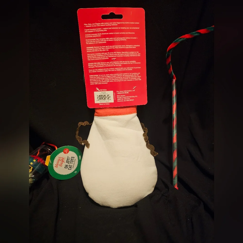 Snowman Cat Toy Set
